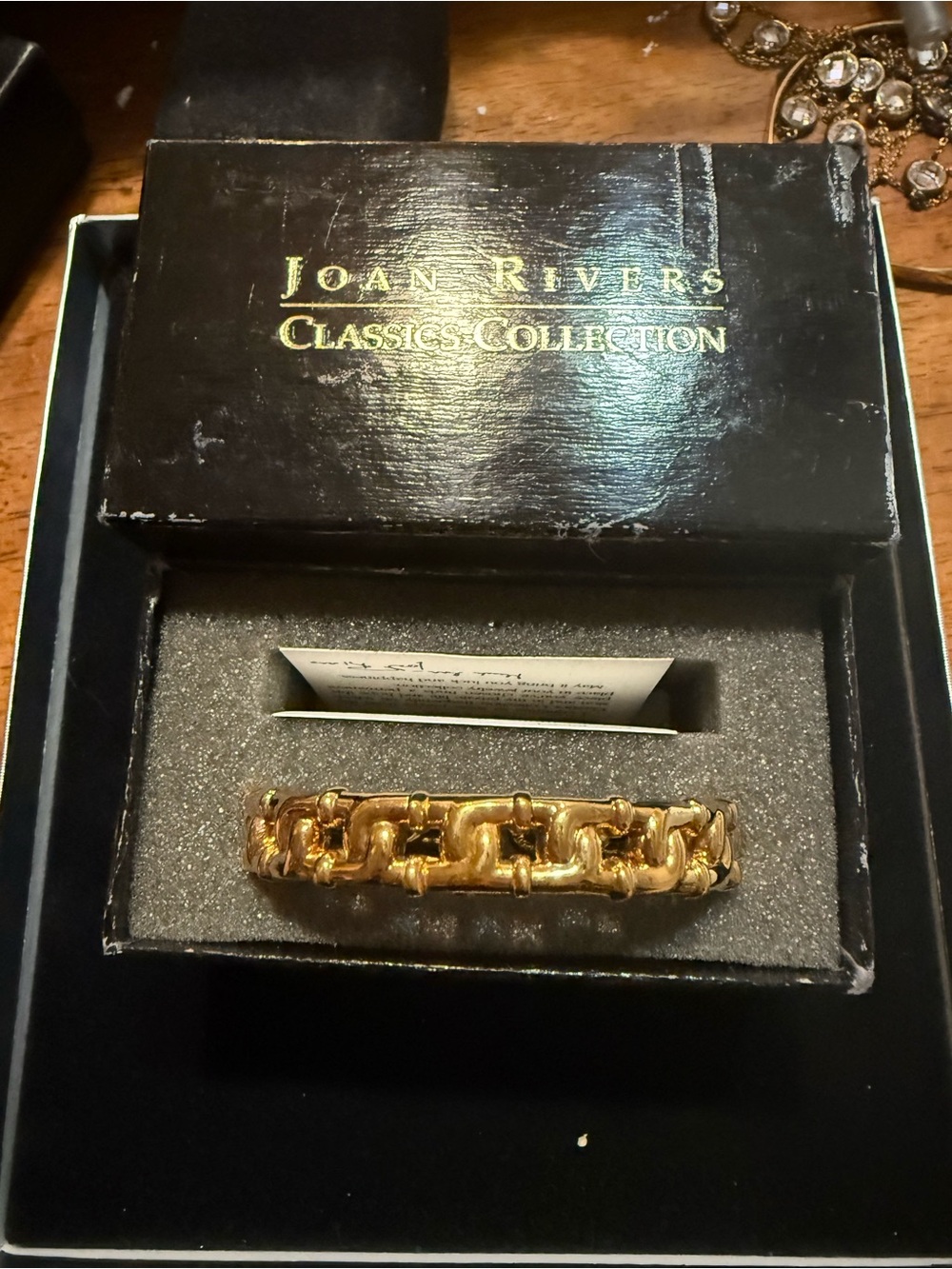 Joan Rivers Gold-Tone Chunky Link Bracelet